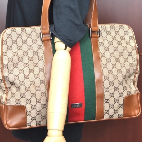 Authentic LIMITED EDITION AUTH GUCCI Sherry Line Shoulder Bag GG Canvas - Picture 16 of 16